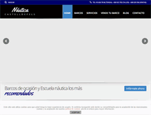 Tablet Screenshot of nauticacastelldefels.com